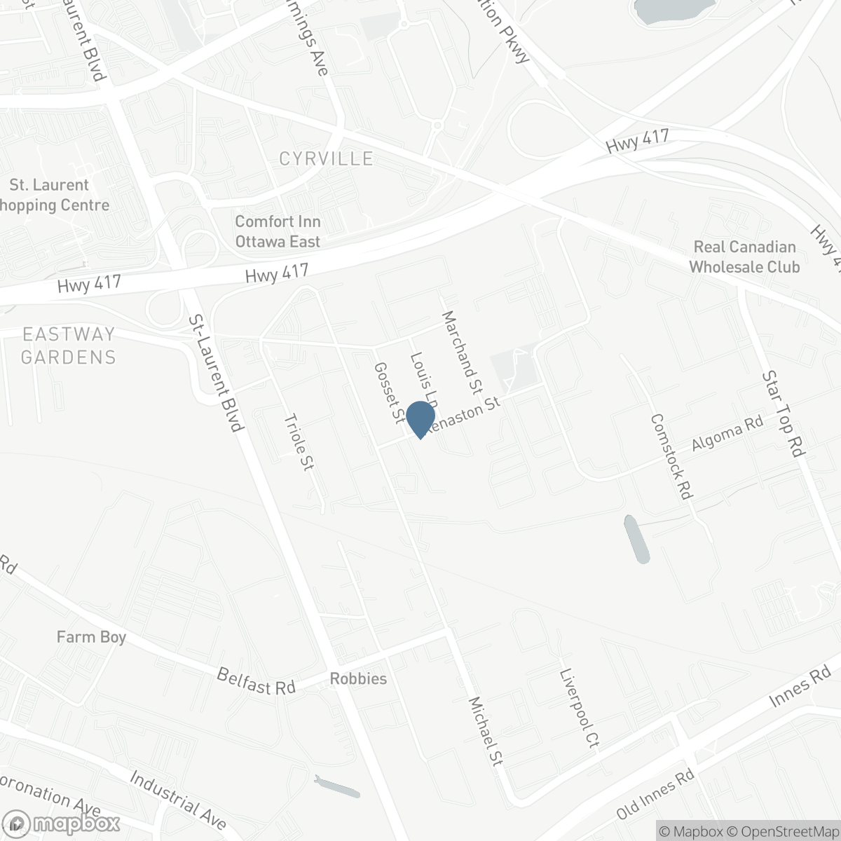 1095 KENASTON STREET, Ottawa, Ontario K1B 3P4